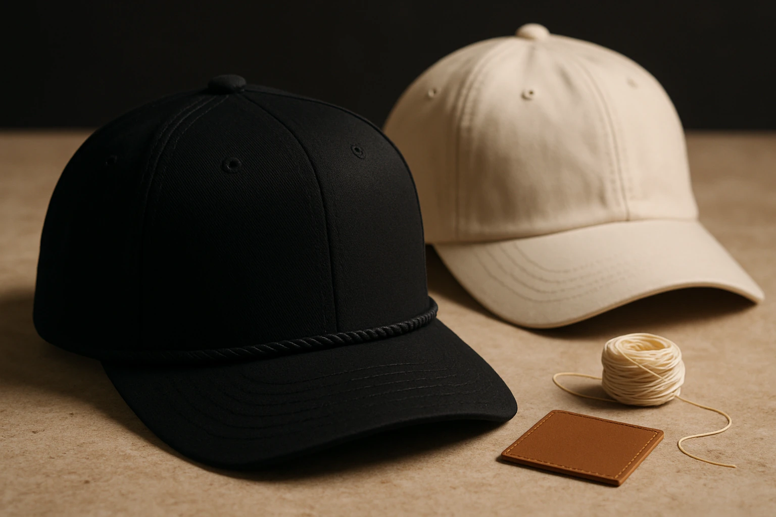 Merch’d branded premium headwear mockup